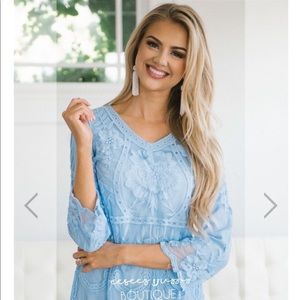 NWT Nee See’s Light Blue Dress